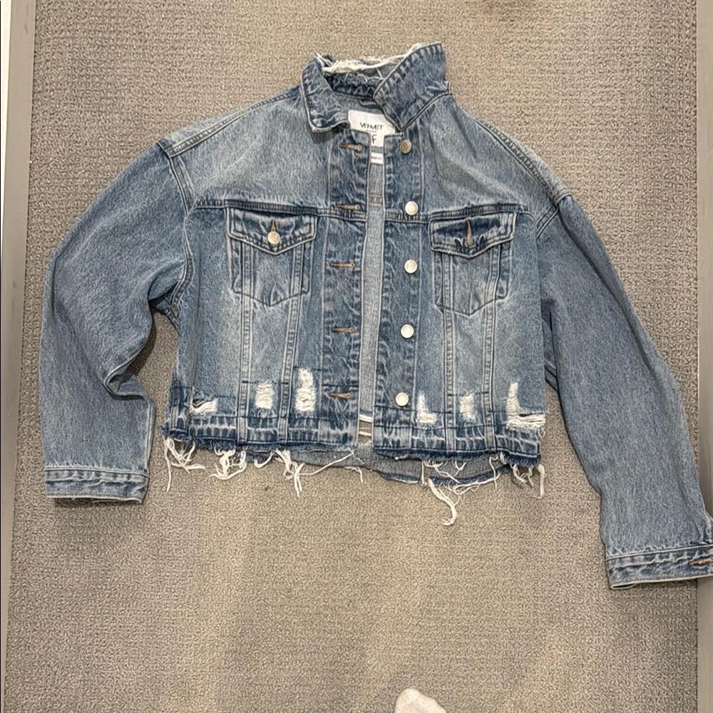 Distressed Denim Jacket